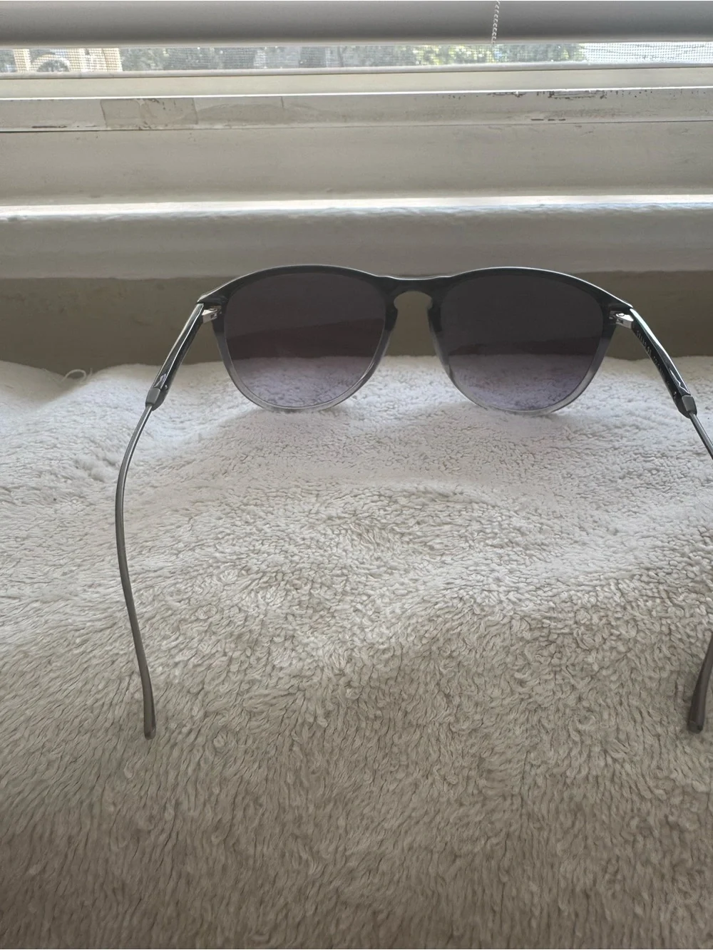 Cole Haan Men's Black Gray Frames with Purple Lenses Sunglasses.